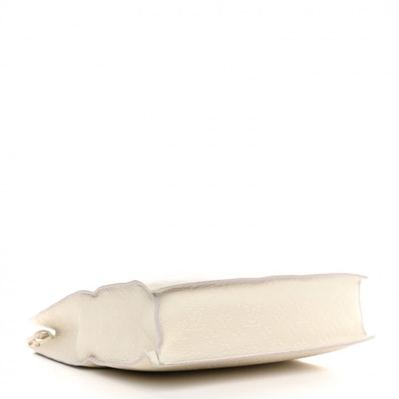 LOUIS VUITTON Taurillon Monogram Sac Plat Powder White - Picture 7 of 8